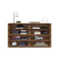 Cômoda Casal Valência C- 6 Gavetas Branco-azul - Politorno - 4