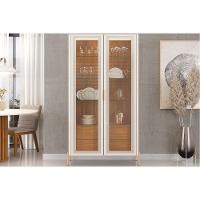 Cristaleira Sala Jantar Olivia C- 2 Portas (2 C- Vidro) 179x80cm Off White-freijó - Dj Móveis - 9