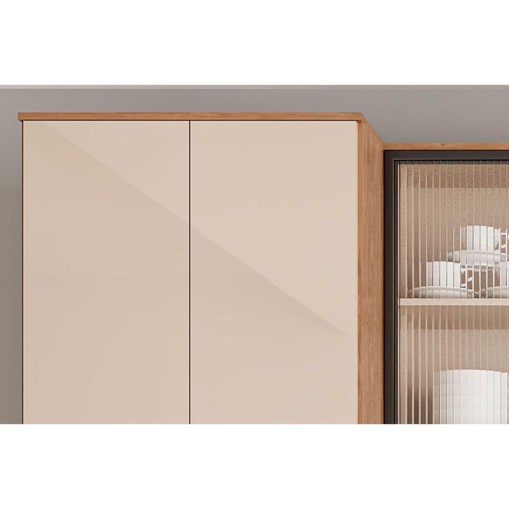 Cozinha Modulada Carraro Alpha Alpha 5 Peças (2aéreos+1balcão+1paneleiro+1torrequente) C5p104 Freijo-off White-carraro - 5