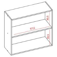 Cozinha Modulada Armario Aereo 3 Pecas Cinamomo Branco Armoveis Cinamomo Branco - 6