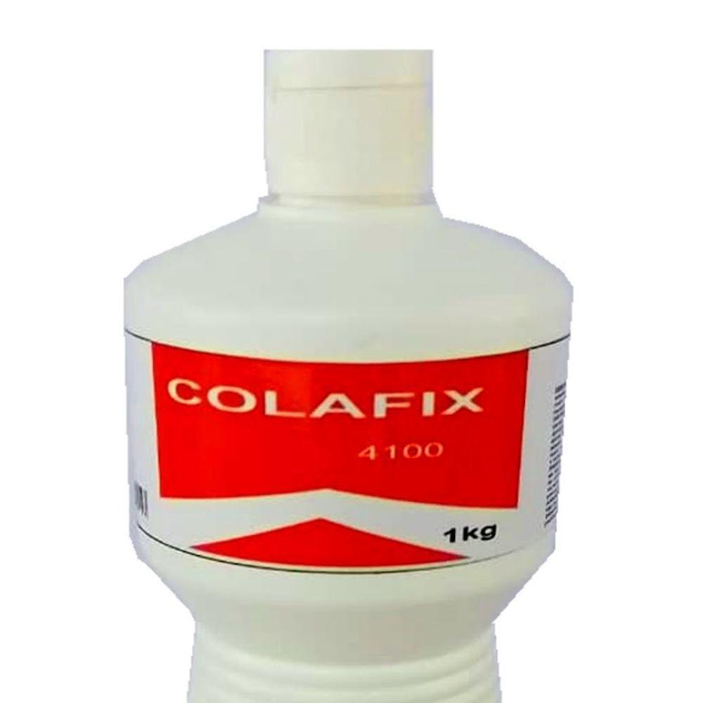 Cola De Pva Branca Colafix 4100 Papel Papelão Madeira 1kg - 3