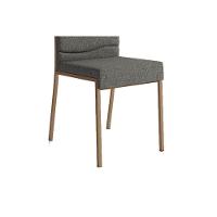 Cadeira Sala De Jantar Wave 1754 Kit 2 Un Dourado-linho Bamboo-courano Bamboo-noce - Carraro - 8