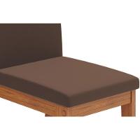 Cadeira Sala De Jantar Suzy Kit 2 Un Freijo-suede Moca Marrom - Dj Móveis - 3