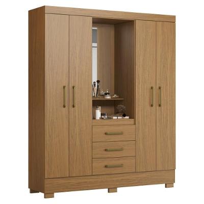 Guarda Roupa Casal Capela 4 Portas 164 Cm Paris Atacama Armoveis Atacama