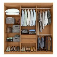 Guarda Roupa Casal 6 Portas Easy Slim Amendoa Clean/off White - 10
