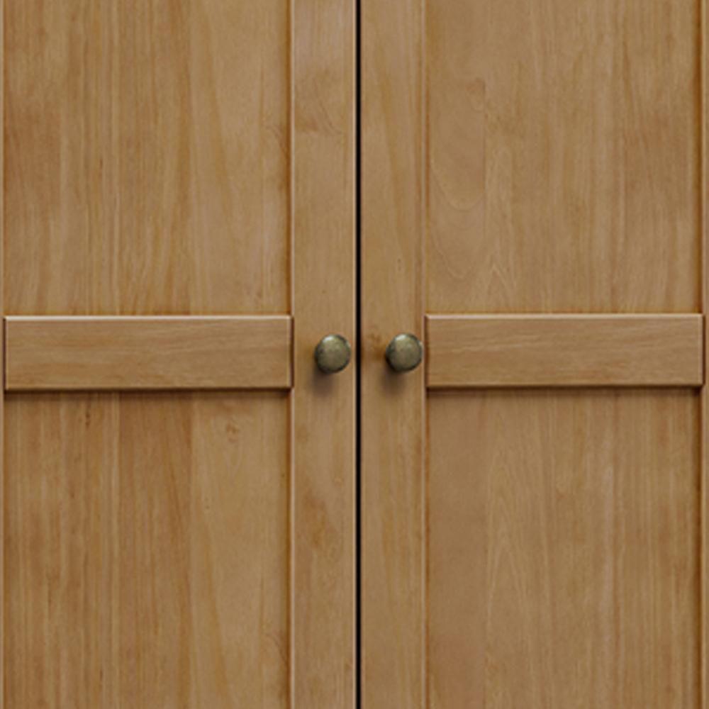 Guarda Roupa Casal 4 Portas 2 Gavetas Madeira Maciça Mazzaro F06 Freijó - Lyam Decor - 8