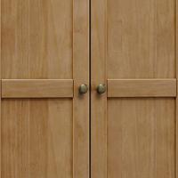 Guarda Roupa Casal 4 Portas 2 Gavetas Madeira Maciça Mazzaro F06 Freijó - Lyam Decor - 8