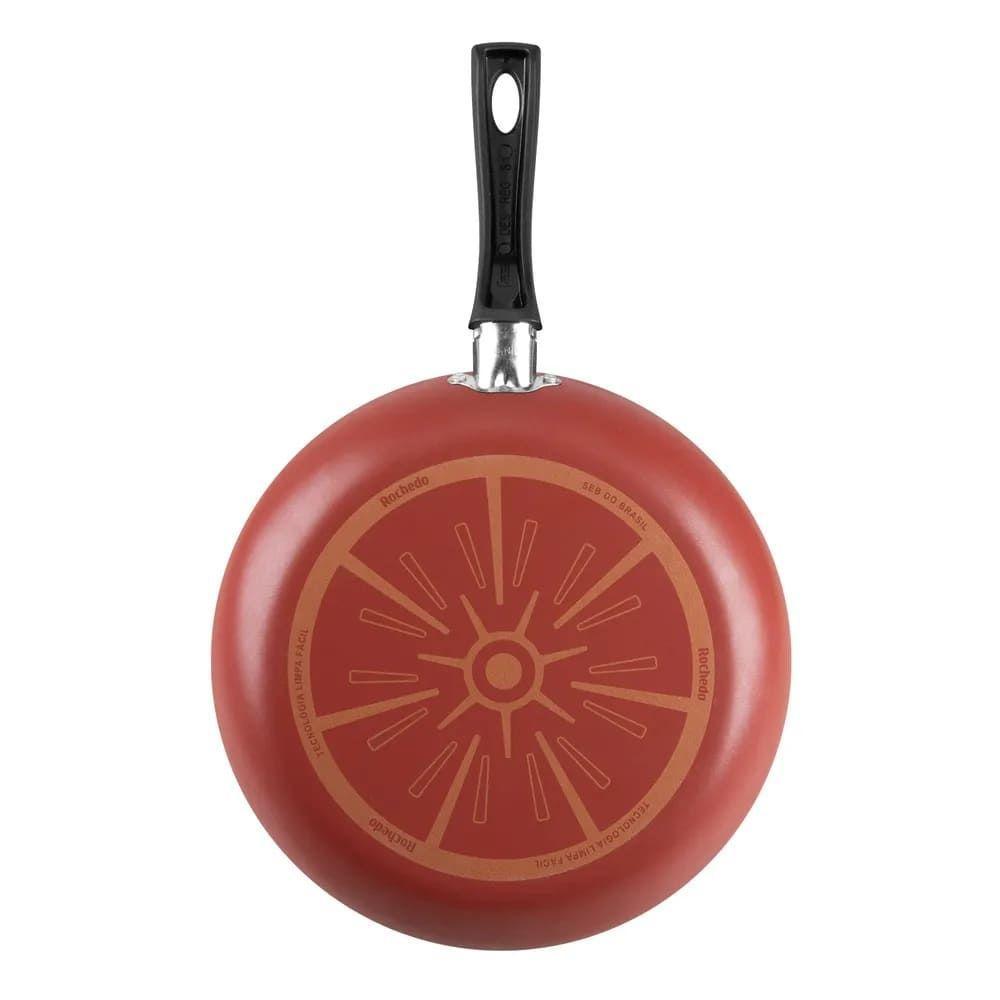 Frigideira Rochedo Facilita 30cm - 5861034141 Vermelho - 3