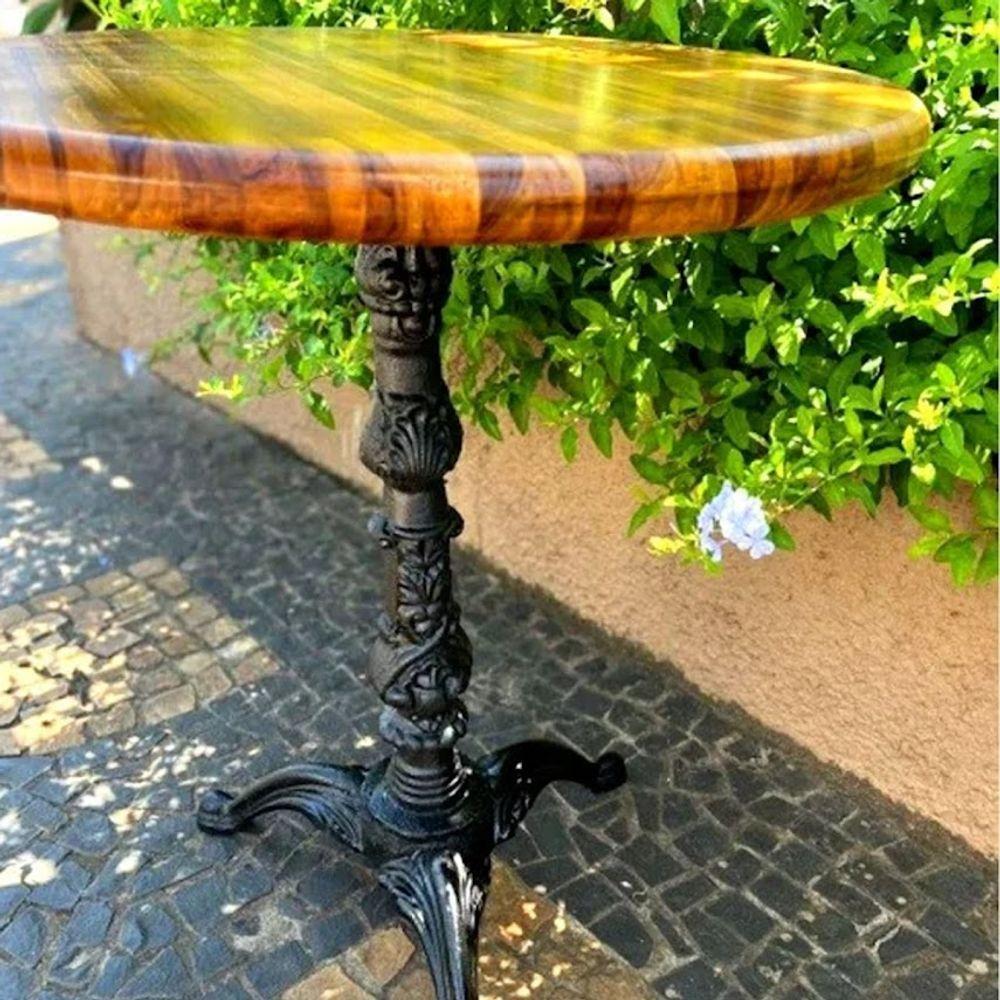 Pé Mesa Base E Trava Veroninha Alumínio Fundido E Nivelador - 6