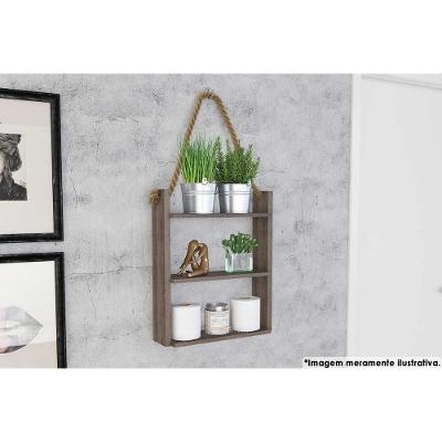 Prateleira Decorativa Sala Estar Am 3119 Rustico - Movelbento