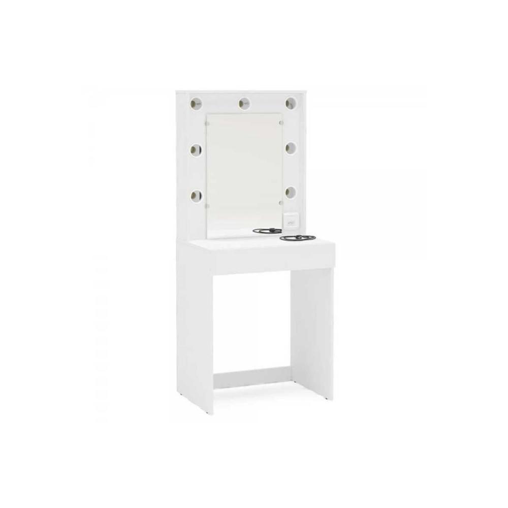 Penteadeira Lavinia C- Espelho E 1 Gaveta Branco - Politorno - 4