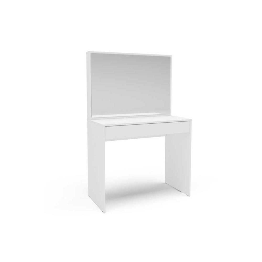 Penteadeira Virginia C- Espelho E 1 Gaveta Branco - Politorno - 3
