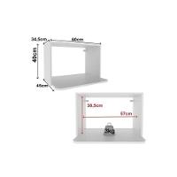 Nicho P- Cozinha Cz-3319 Suporte P- Microondas Branco - Tecno Mobili - 2