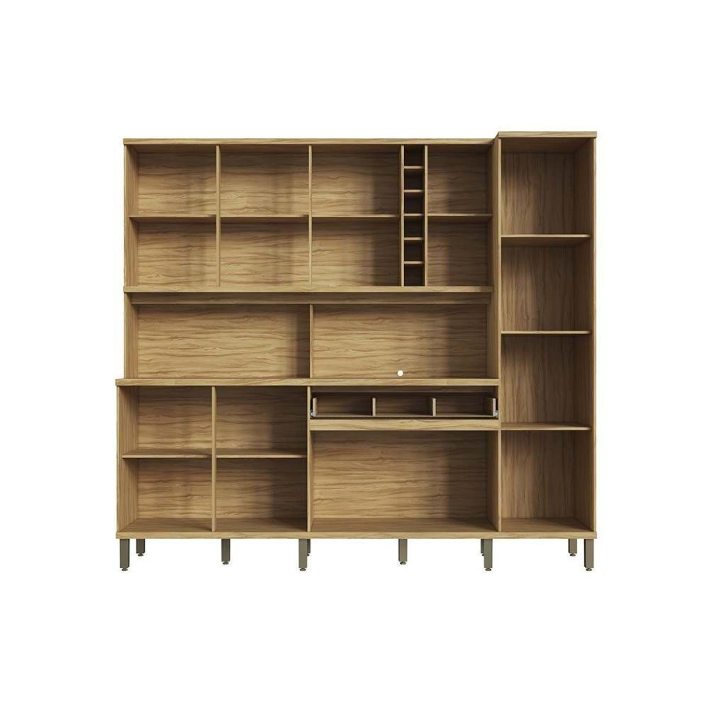 Kit De Cozinha Compacta Touriga C- 8 Portas E 1 Gaveta 180cm Amendoa-cinza - Ronipa - 3