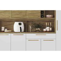 Kit De Cozinha Compacta Touriga C- 8 Portas E 1 Gaveta 180cm Amendoa-cinza - Ronipa - 5