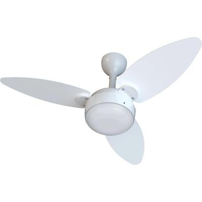 Ventilador de Teto Ventisol 3 Pás Branco e Cinza Elluz Bivolt com Timer