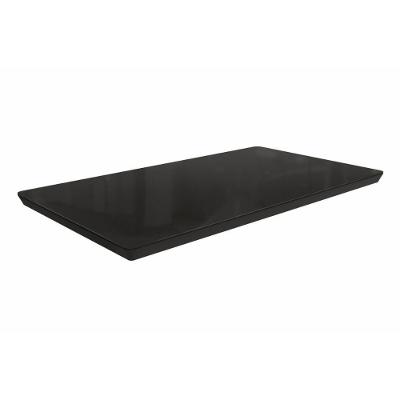 Tampo Mesa Sala De Jantar Vidro Madeirado C- Vidro Ta66 Retangular 160x90cm Preto-preto - Kappesberg