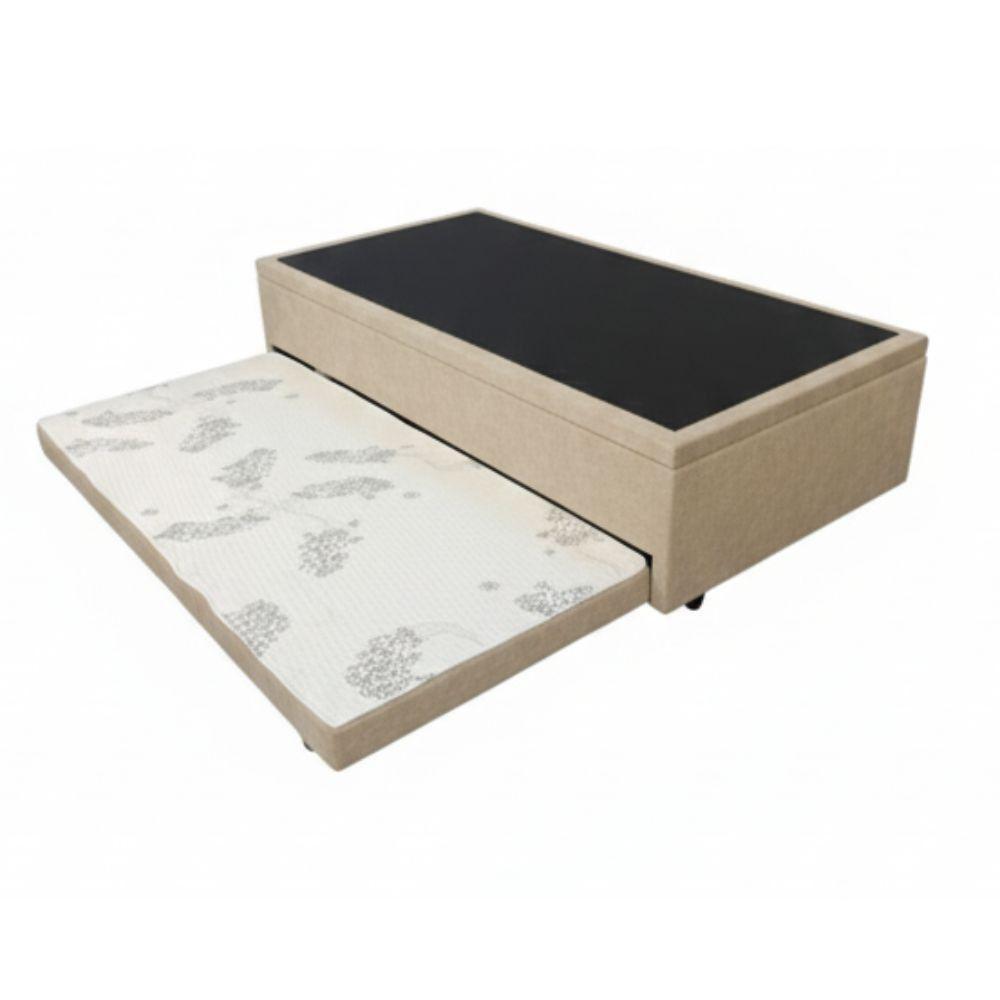 Base Box Baú Com Cama Auxiliar Prince Bege - 2