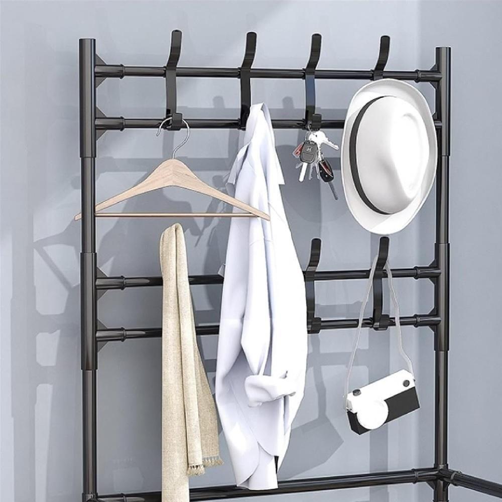 Estante Porta Brinquedos Sapateira Organizadora Sapatos Multiuso Arara Modular Quarto Guarda Roupa 4 Prateleiras Cabidei - 4