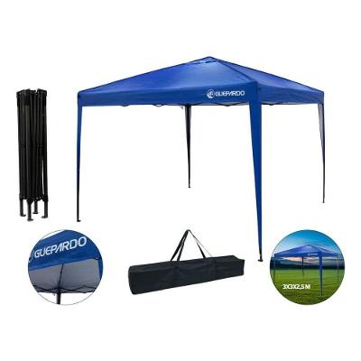 Tenda Gazebo Dobrável Guepardo 3m X 3m X 2.5m Azul