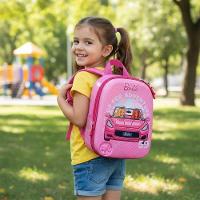 Mochila Escolar Infantil Barbie Conversível Rosa Tamanho P - 3