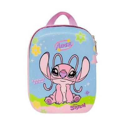 Mochila Escolar Infantil Angel Stitch Tamanho P