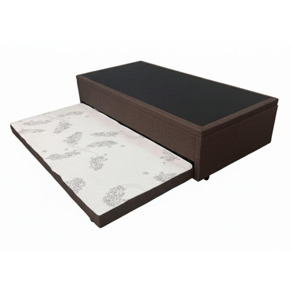 Base Baú Prince Com Cama Auxiliar Tabaco - 2