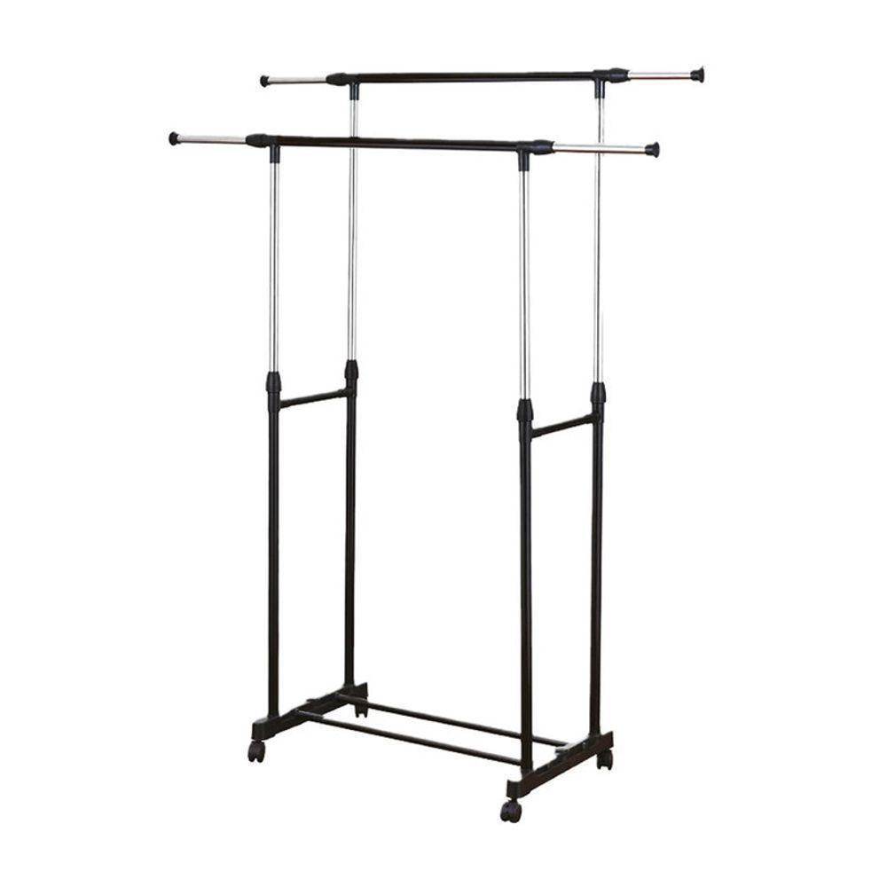 Arara Dupla Ferro, Aco Inox E Plastico Pp 140 Cm X 42 Cm X 1 - 1