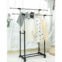 Arara Dupla Ferro, Aco Inox E Plastico Pp 140 Cm X 42 Cm X 1 - 5