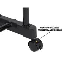 Arara Dupla Ferro, Aco Inox E Plastico Pp 140 Cm X 42 Cm X 1 - 7