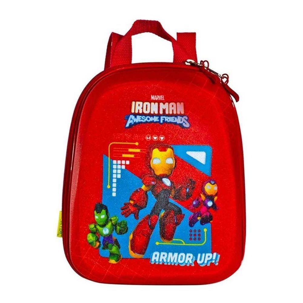 Mochila Escolar Infantil Homem De Ferro Tamanho P - 1