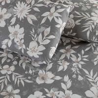 Kit Cobre Leito Colcha Bella Queen 3 Peças 400 Fios Estampado Com Babado - Floral 6 - 100% Poliéster - 5