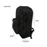 Mochila Escolar Preta All Black - 4