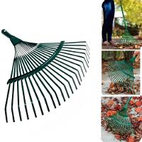 Vassoura Rastelo Jardinagem Grama 22 Dentes Ferro Metal Anchinho Jardim Grama Folhas Quintal Profissional - 1