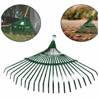 Vassoura Rastelo Jardinagem Grama 22 Dentes Ferro Metal Anchinho Jardim Grama Folhas Quintal Profissional - 6