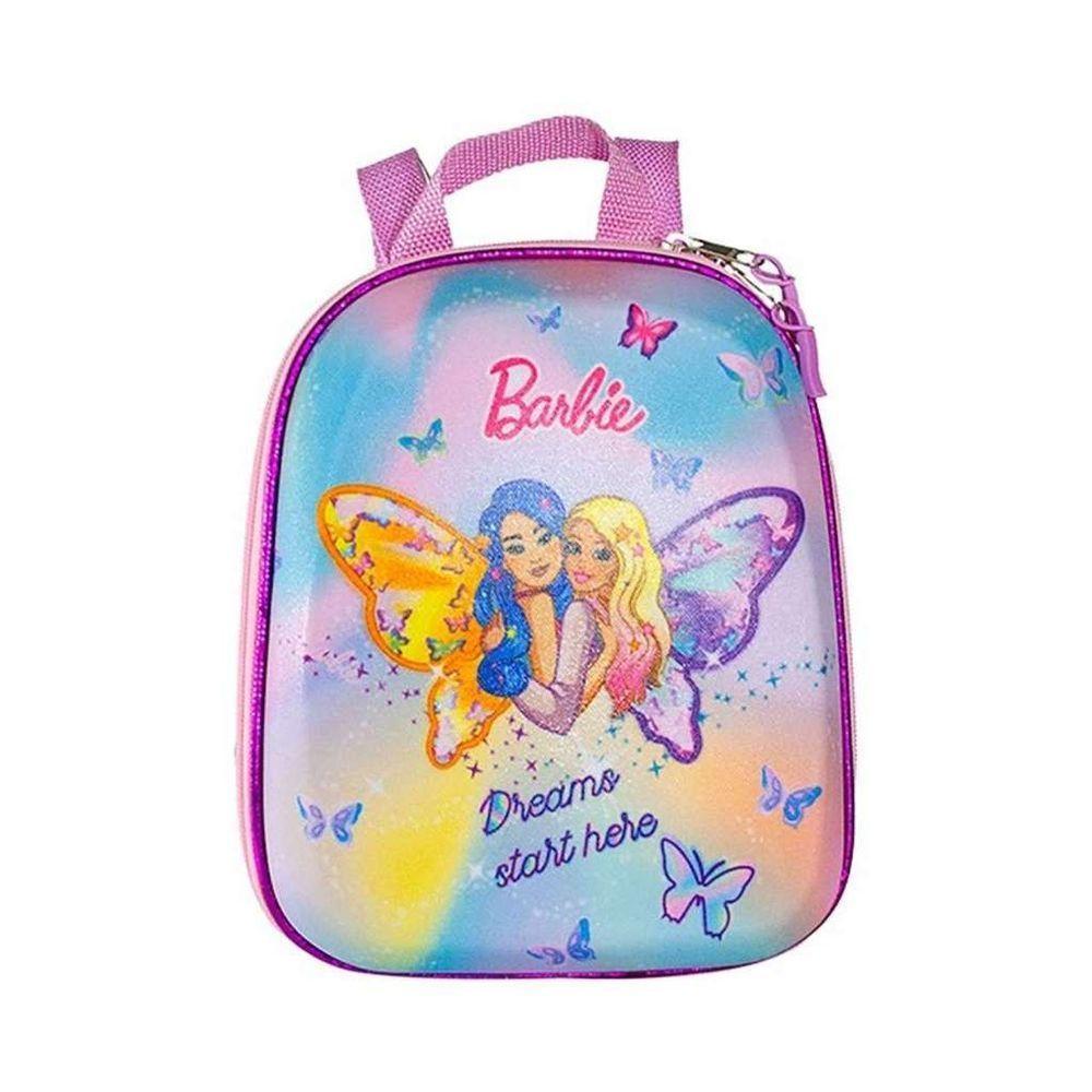 Mochila Escolar Infantil Barbie Borboleta Tamanho P - 2
