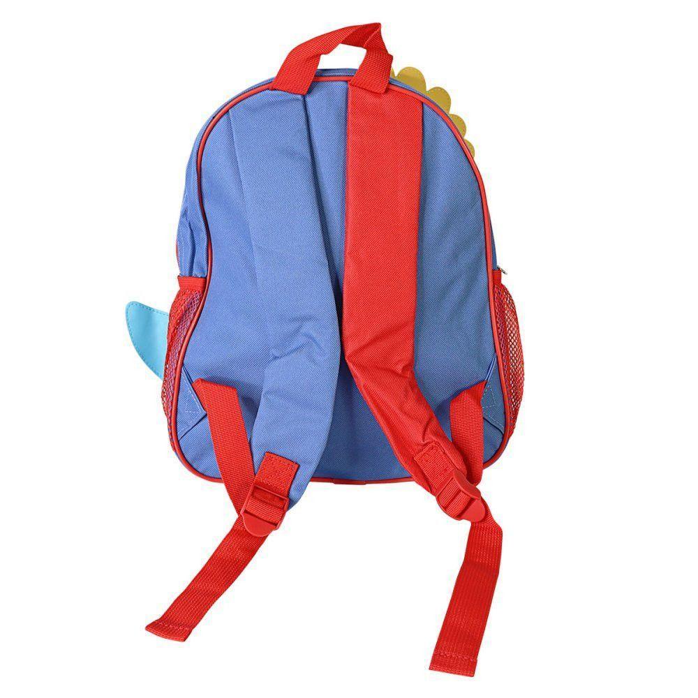 Mochila Escolar Infantil Dinossauro- Azul - 4