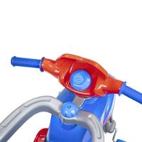 Triciclo Infantil Moto Com Pedal E Haste - Azul - 3