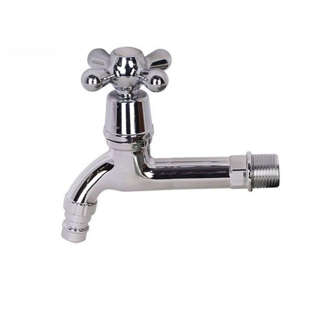 Torneira Longa Pia Tanque Banheiro Pvc Cromada 1/2'' - 1