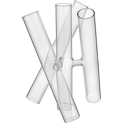 Vaso Decorativo Enfeite Casa Tubos Borossilicato 19x21x21cm