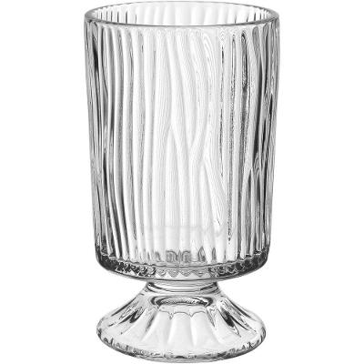 Vaso Decorativo Home&co Com Pé Vidro 17x10x10cm Transparente