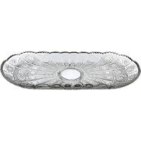 Prato Bolo Oval Home&co Eco Crystal 3x33x15cm Boleira - 1