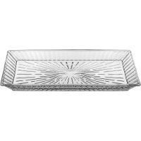 Prato Bolo Retangular Home&co Eco Crystal 3x32x17cm - 1