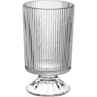 Vaso Decorativo Home&co Com Pé Vidro X10x17cm Transparente - 1