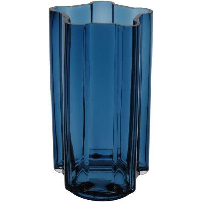 Vaso Decorativo Enfeite Casa Planta Home&co Vidro 23x12 Azul