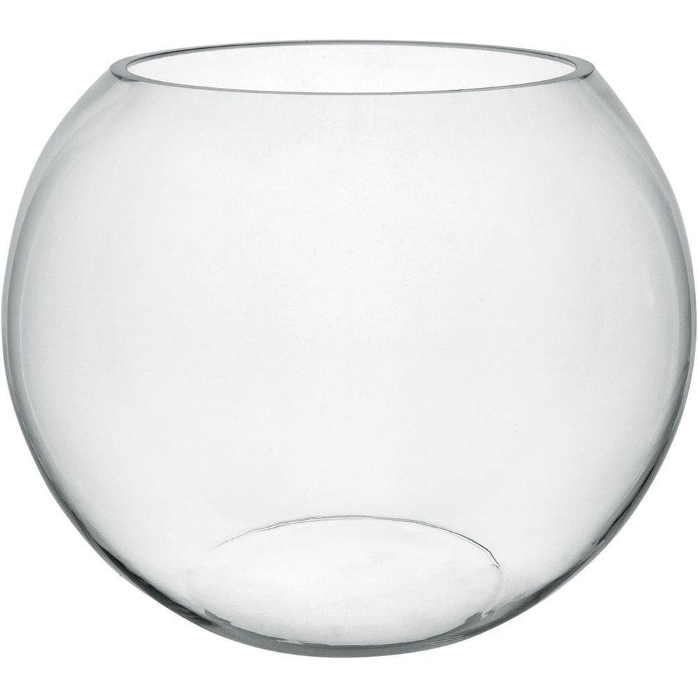 Vaso Decorativo Enfeite Home&co Vidro 27x35cm Transparente - 1