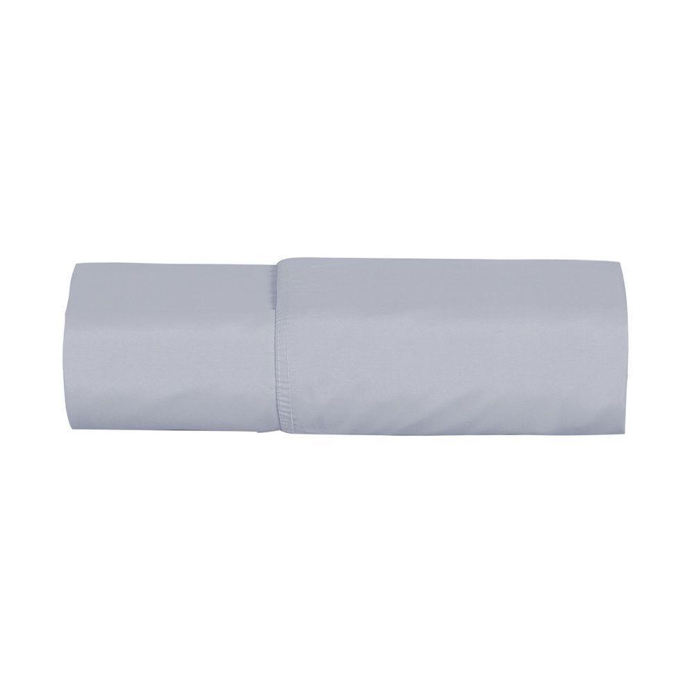 Lençol Premier Avulso Com Elástico Casal Hipercal 500 Fios 100% Poliéster - Cinza - 1