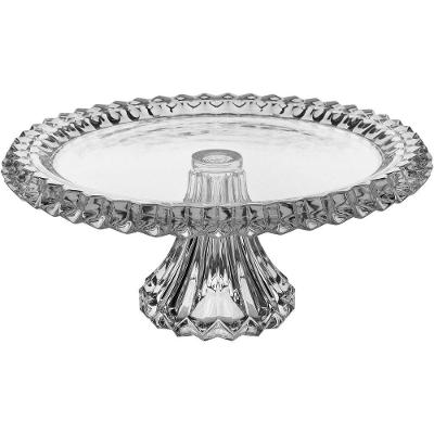 Prato Bolo Com Pé Home&co Eco Crystal Transparente Boleira