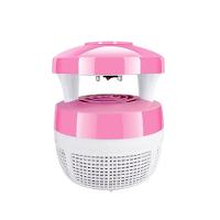 Armadilha Coletor Eletrico Pega Mosquitos Portatil Led Noturno Aspirador De Insetos Domestico Bivolt Rosa