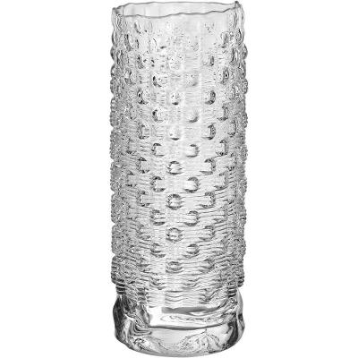 Vaso Decorativo Redondo Home&co Vidro 25x9x9cm Transparente